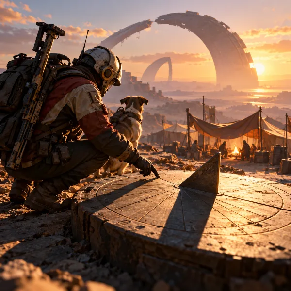 Обложка Чистые руки в ARC Raiders — где найти лагерь кочевников и как использовать солнечные часы