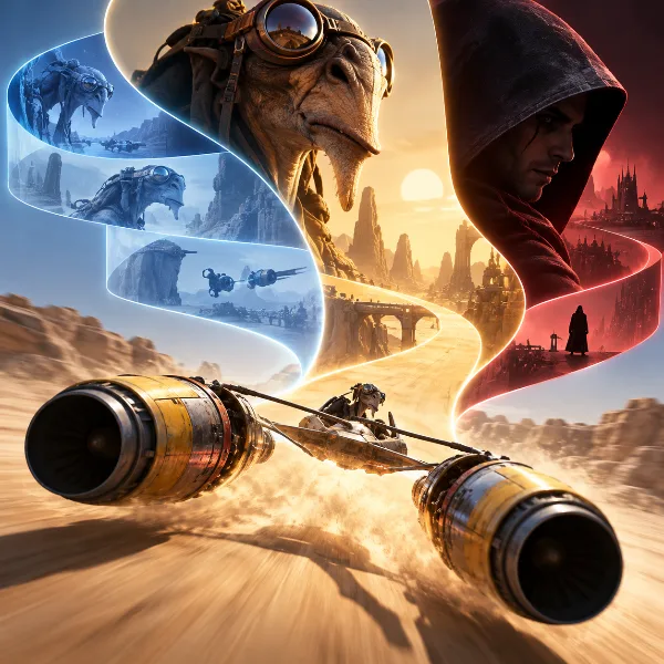 Обложка Как открыть подрейсинг в Star Wars: Galactic Racer: акты, флешбэки Себульбы и ветка Шейда