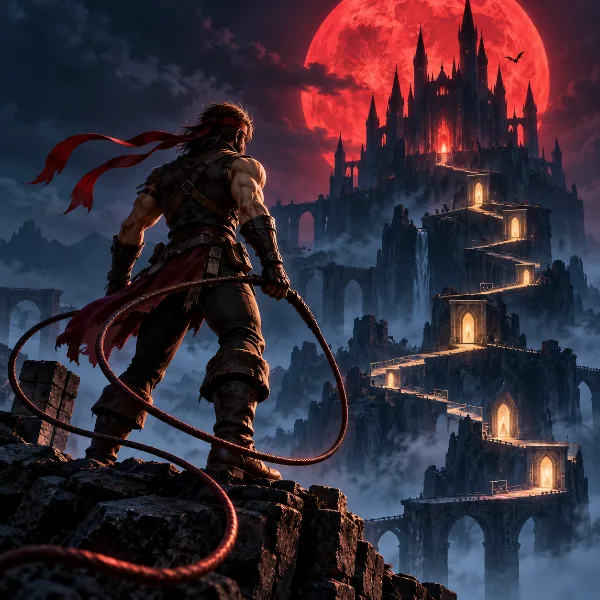 Обложка Castlevania: Belmont's Curse — полное прохождение всех локаций на 100%