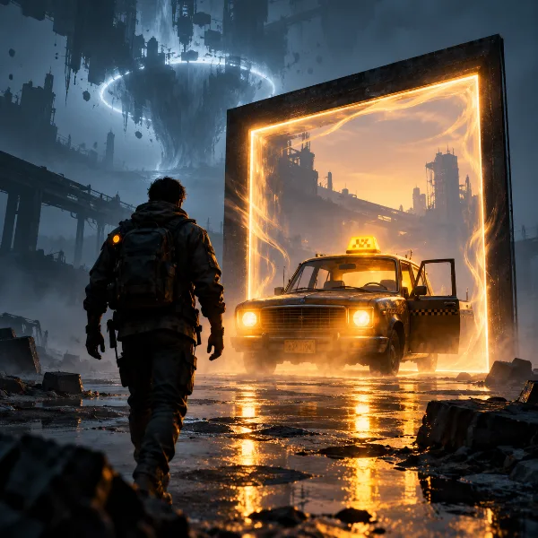 Обложка Control Resonant: как вернуться в The Last Taxi в Evacuation Zone