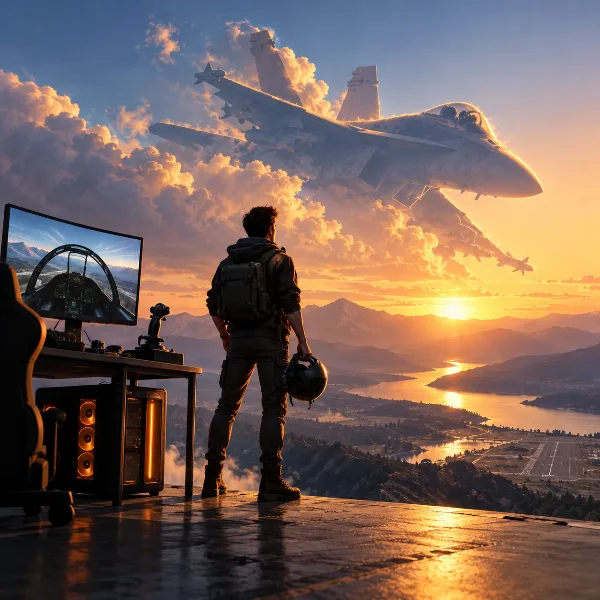 Обложка DCS World: гайд для новичков по старту, железу и первому самолёту