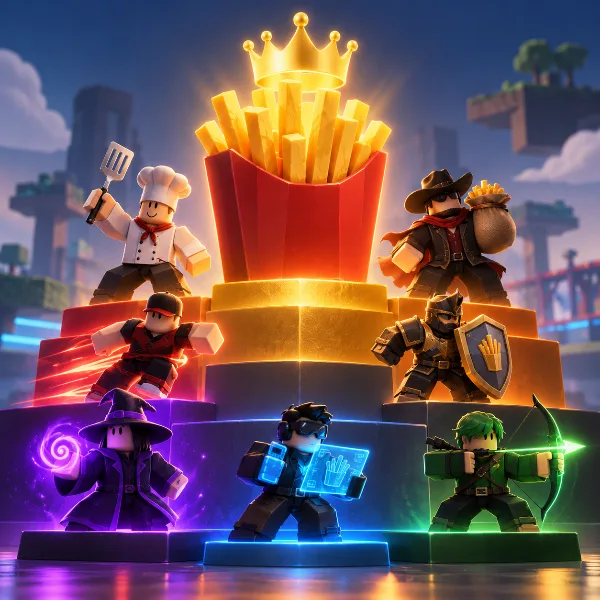 Обложка Sell Fries! в Roblox: все 7 классов, их способности и тир-лист
