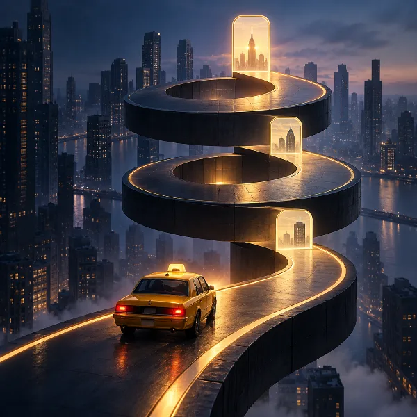 Обложка Control Resonant: головоломка The Last Taxi в районе Downtown — все три раунда
