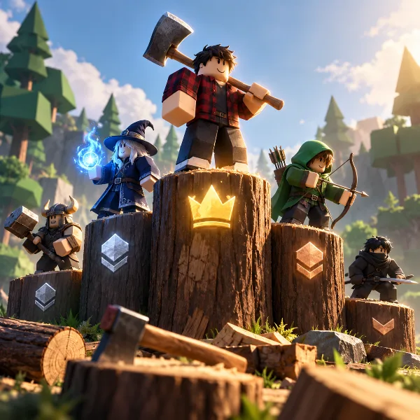 Обложка Chop a Forest в Roblox: тир-лист классов и какой выбрать