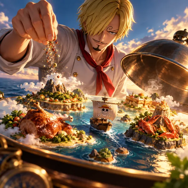 Обложка One Piece: Grand Gourmet — гайд по ресторану Санджи, вылазкам и команде