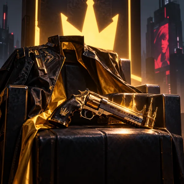 Обложка Костюм и револьвер «Коронация» Короля в Cyberpunk 2077: квест Clampdown из Edgerunners 2.5