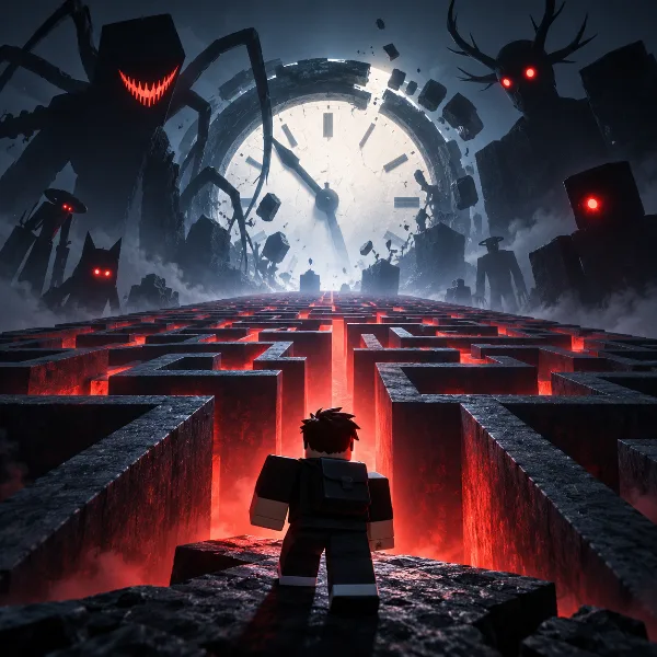 Обложка Roblox The Hollow: даты старта и финала и полный список монстров лабиринта
