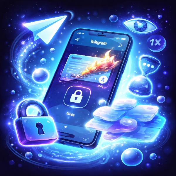 Обложка Исчезающие сообщения в Telegram: автоудаление, одноразовый просмотр и секретные чаты - полный гайд