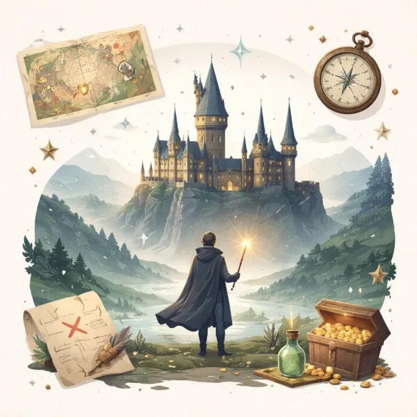 Обложка Hogwarts Legacy: Полное прохождение всех 78 побочных заданий - гайд с картами и секретами