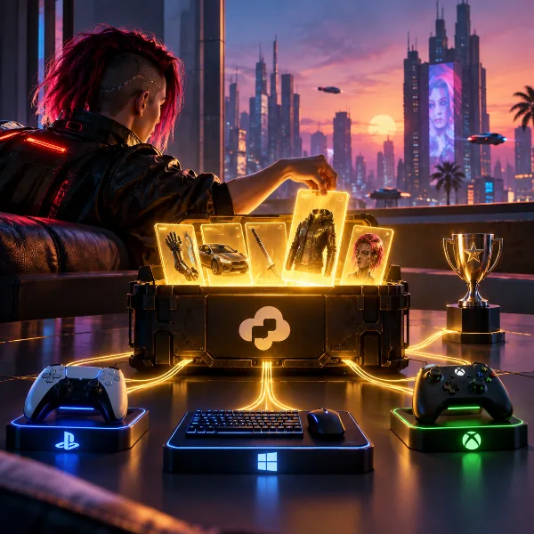 Обложка Моды в Cyberpunk 2077 через mod.io: установка на PS5, Xbox и ПК, трофеи и кросс-прогрессия