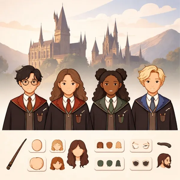 Обложка Hogwarts Legacy: как создать героев Гарри Поттера - полный гайд по пресетам и настройкам внешности