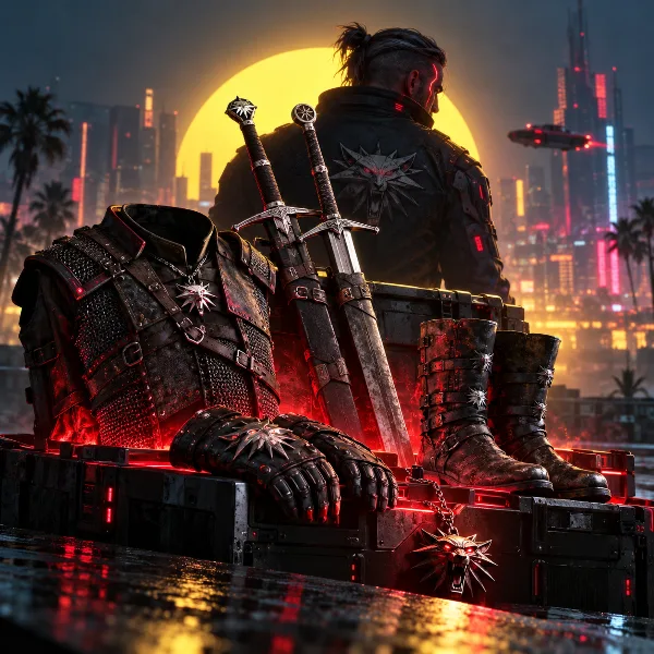 Обложка Как получить набор из «Ведьмака 3» в Cyberpunk 2077 2.5: все 5 предметов и награда