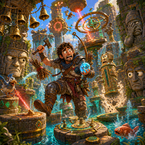 Обложка Crimson Desert: Полный гид по 37 древним руинам и решение всех головоломок