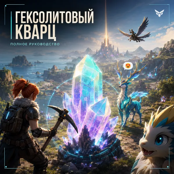 Обложка Гексолитовый кварц в Palworld: где найти на острове Фейбрейк и как быстро фармить