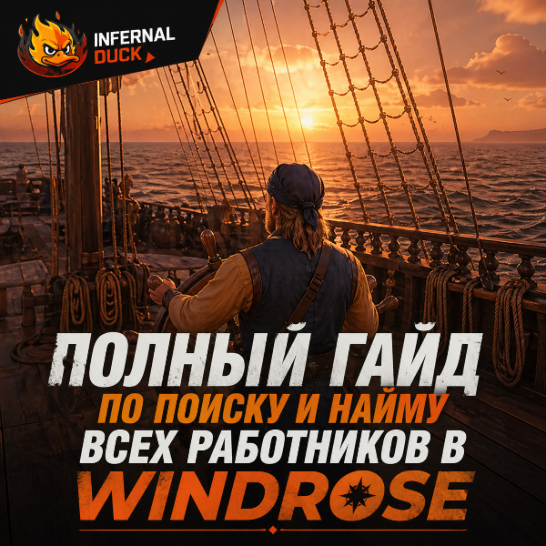 Обложка Полный гайд по поиску и найму всех работников в Windrose