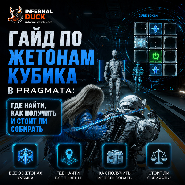 Обложка Гайд по жетонам Кубика в Pragmata: где найти, как получить и стоит ли собирать