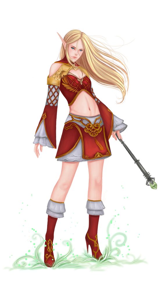 Светлые эльфы в Lineage