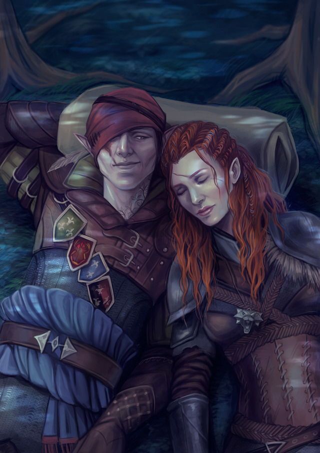 The Witcher - Йорвет (слева)