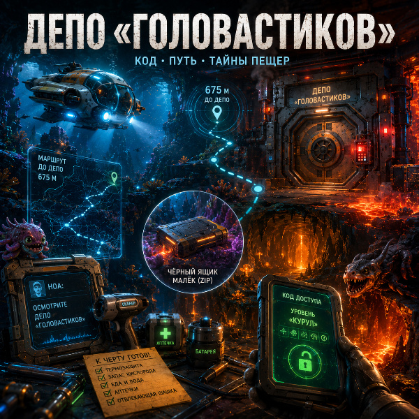 Обложка Подробное руководство по прохождению депо «Головастиков» в Subnautica 2