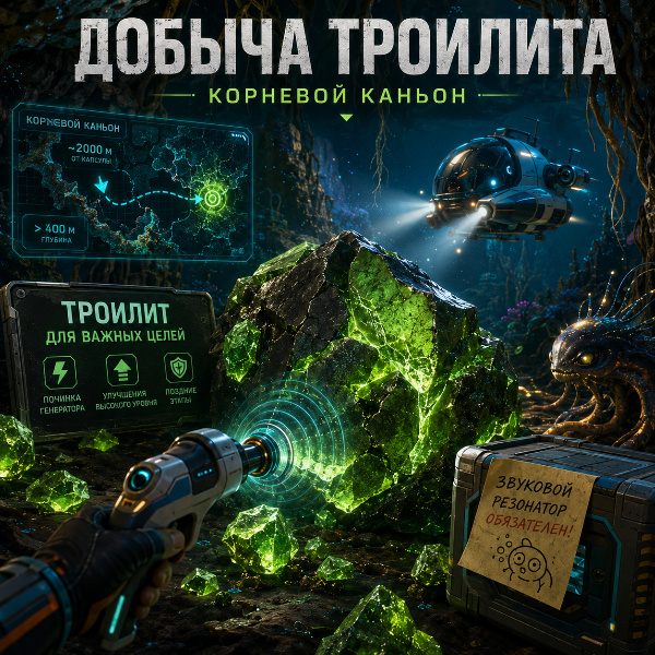Обложка Где найти троилит в Subnautica 2 и для чего он нужен