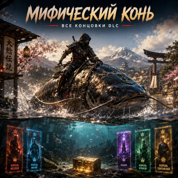 Обложка Как получить скакуна Намадзу в Assassin's Creed Shadows и где искать подводную пещеру