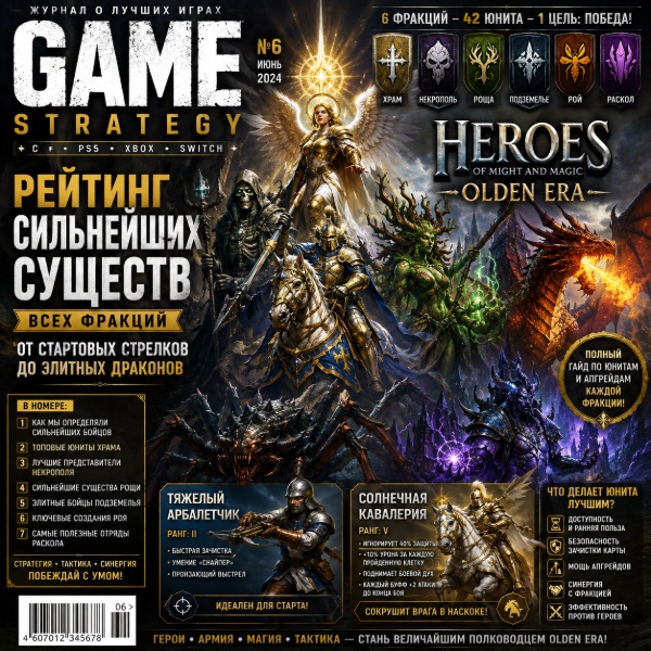 Обложка Топ-10 лучших юнитов в Heroes of Might and Magic: Olden Era — Полный гайд по фракциям