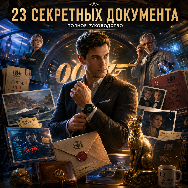 Обложка МИ-6 в 007 First Light: где найти все разведданные
