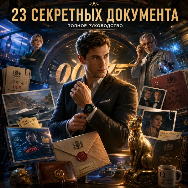Обложка МИ-6 в 007 First Light: где найти все разведданные