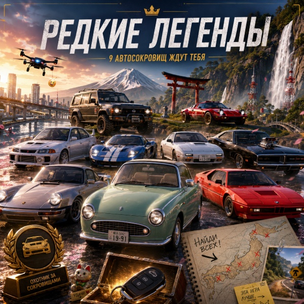 Обложка Гайд по поиску всех автосокровищ в Forza Horizon 6: карты и локации