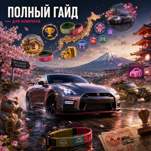 Обложка Forza Horizon 6: гайд для новичков — прогресс, браслеты, штампы, кредиты и тюнинг