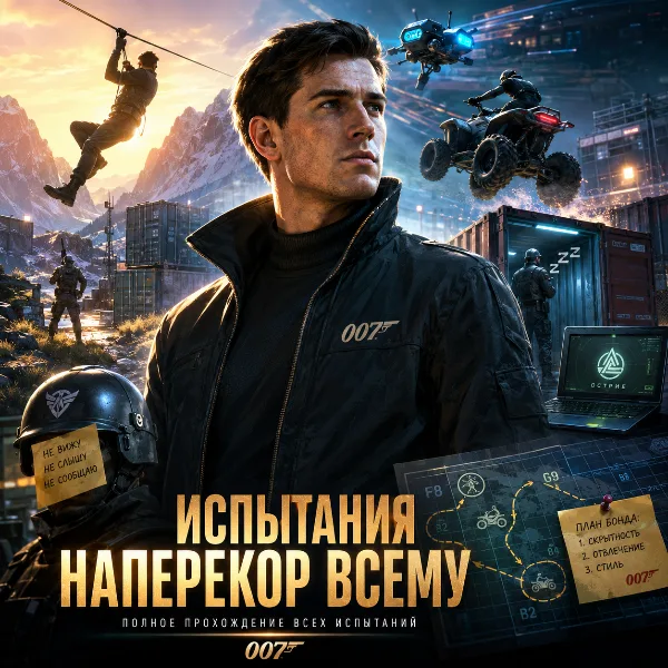 Обложка 007 First Light: Полный гайд по испытаниям эпизода «Наперекор всему» — все секреты и награды