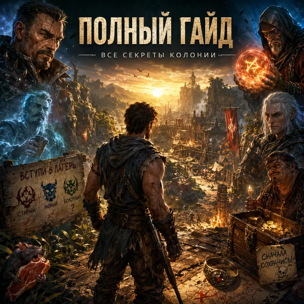 Обложка Gothic 1 Remake: Полное прохождение игры — Путь от Новичка до Героя Колонии