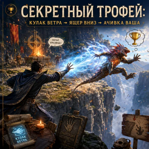 Обложка «Гравитация бессердечна» в Gothic 1 Remake: как уронить огненного ящера с обрыва и не словить ачивку нервного срыва