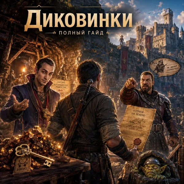Обложка Сантино, отдай руду! Гайд по квесту «Диковинки» в Gothic 1 Remake: купчая, переезд и награда