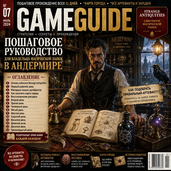 Обложка Strange Antiquities: Полный гайд по прохождению, поиску артефактов и секретам