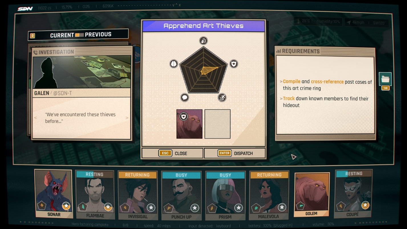 Активация способности Голема