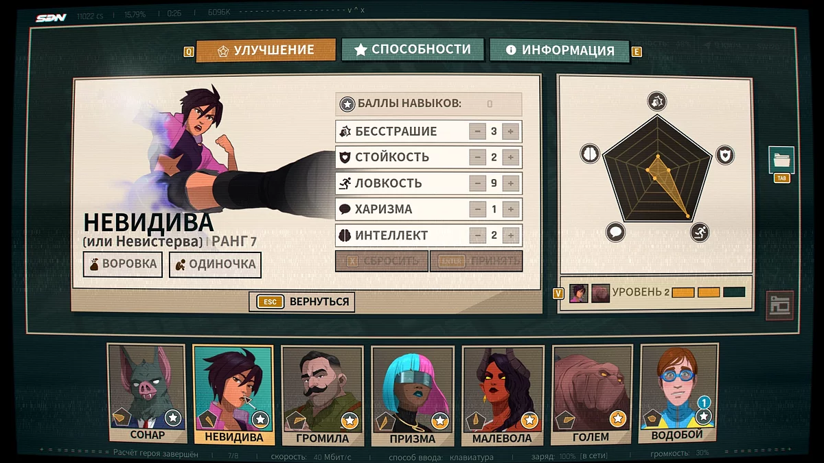 Невидива — бывшая воровка с даром невидимости