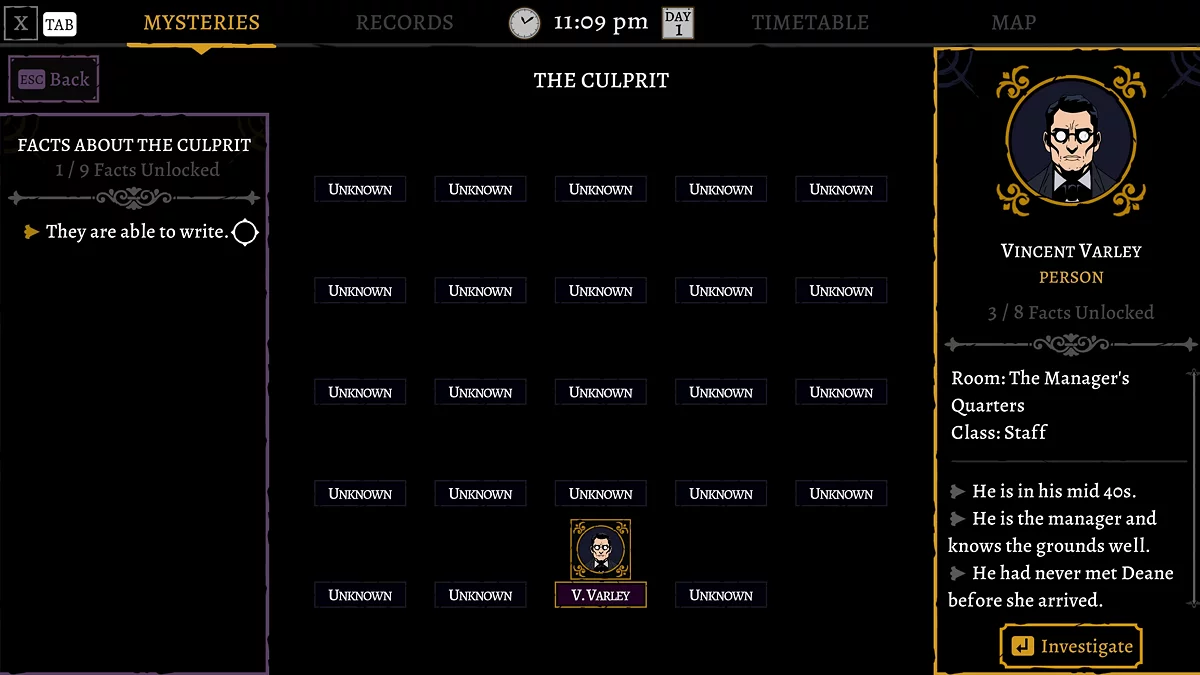 Финальный вывод по делу первого дня расследования