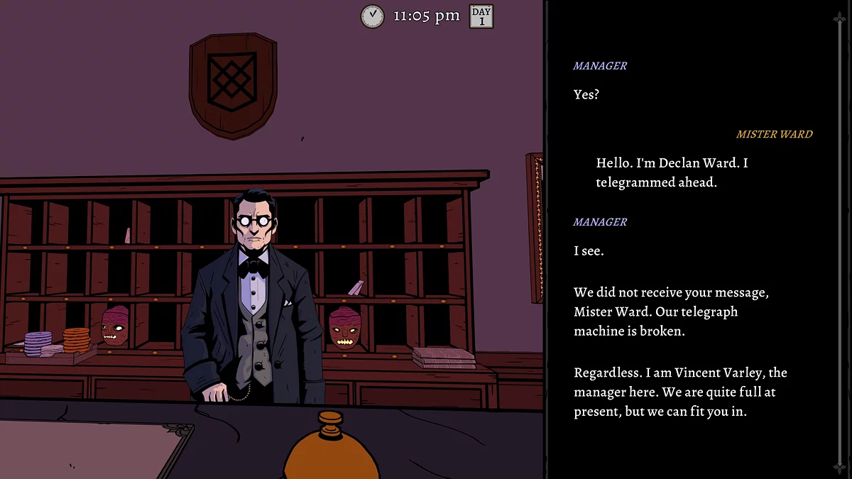 Интерфейс карты расследования с уликами и связями