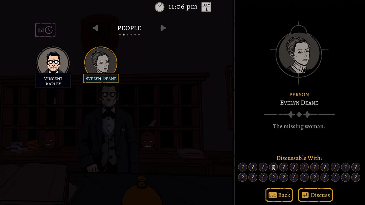 Допрос менеджера Винсента о пропавшей Эвелин