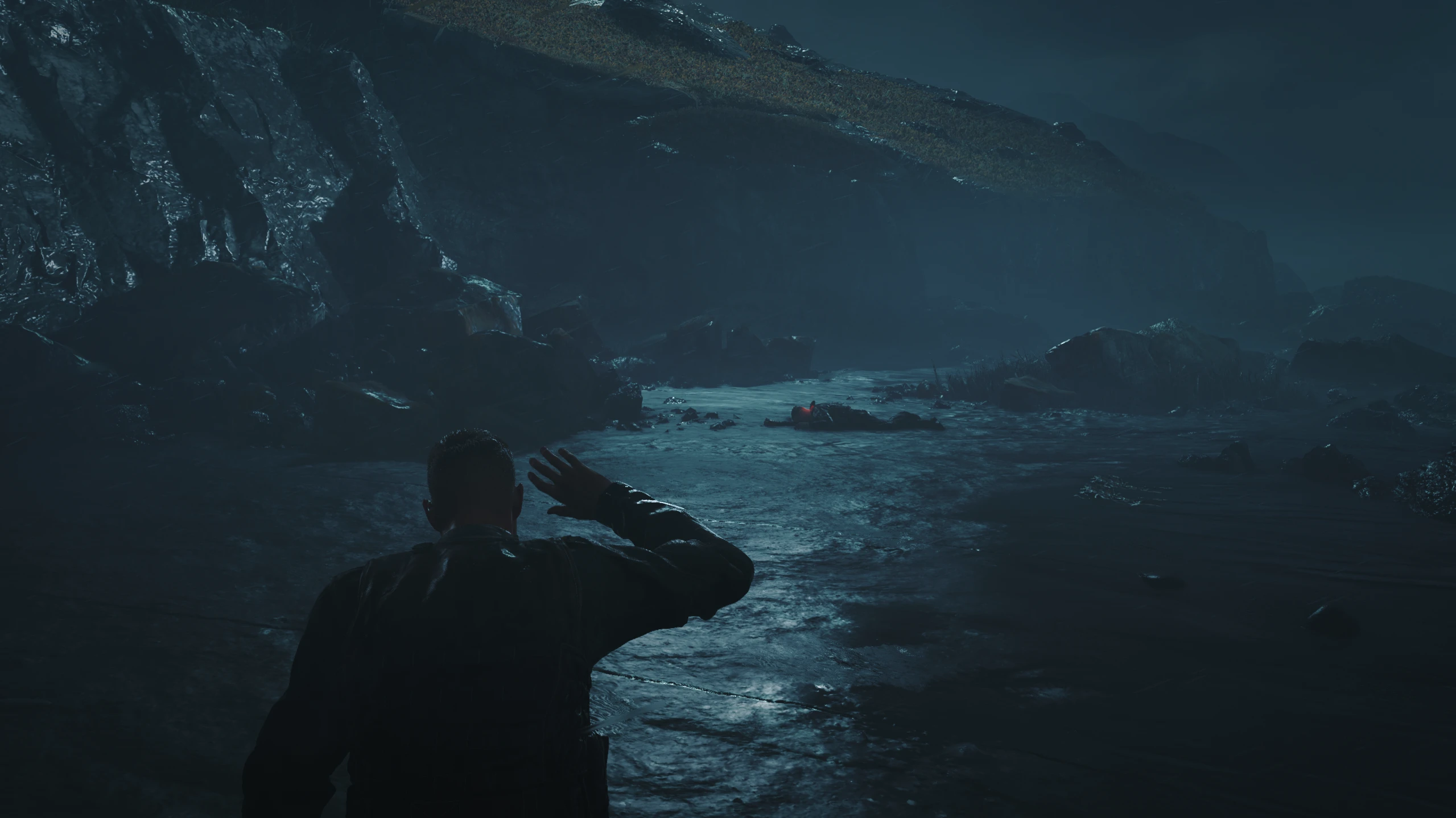 Труп товарища на поле боя в 007 First Light