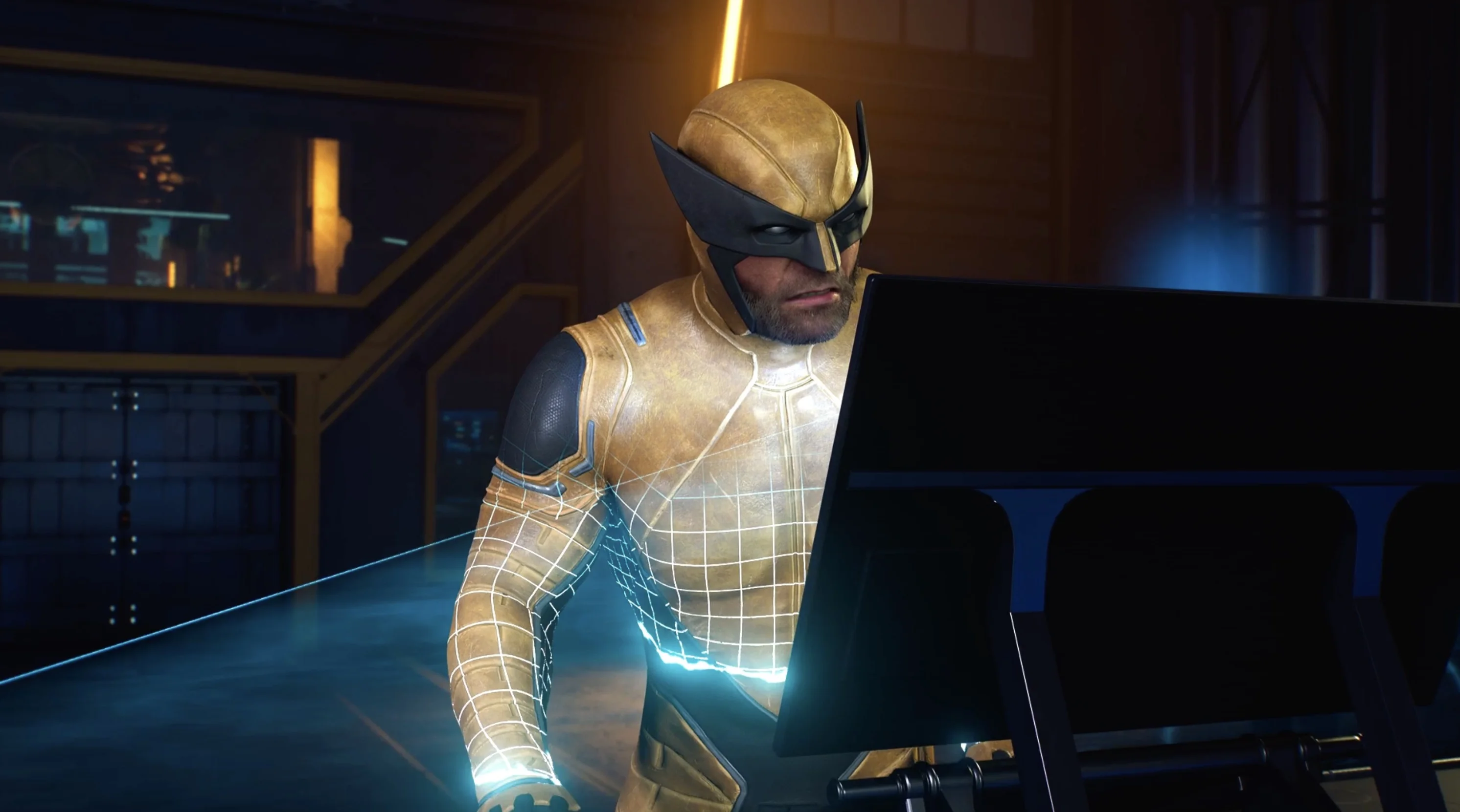 Взлом задней двери лифта кодом доступа в Marvel's Wolverine