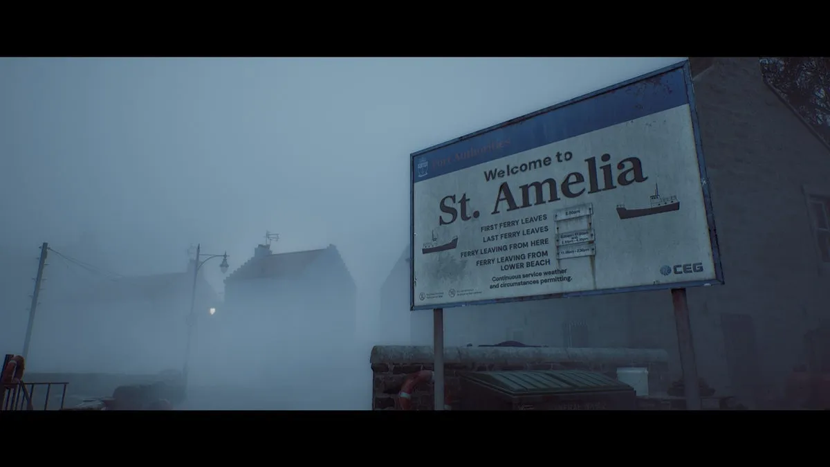 Указатель Сент-Амелии в Silent Hill: Townfall