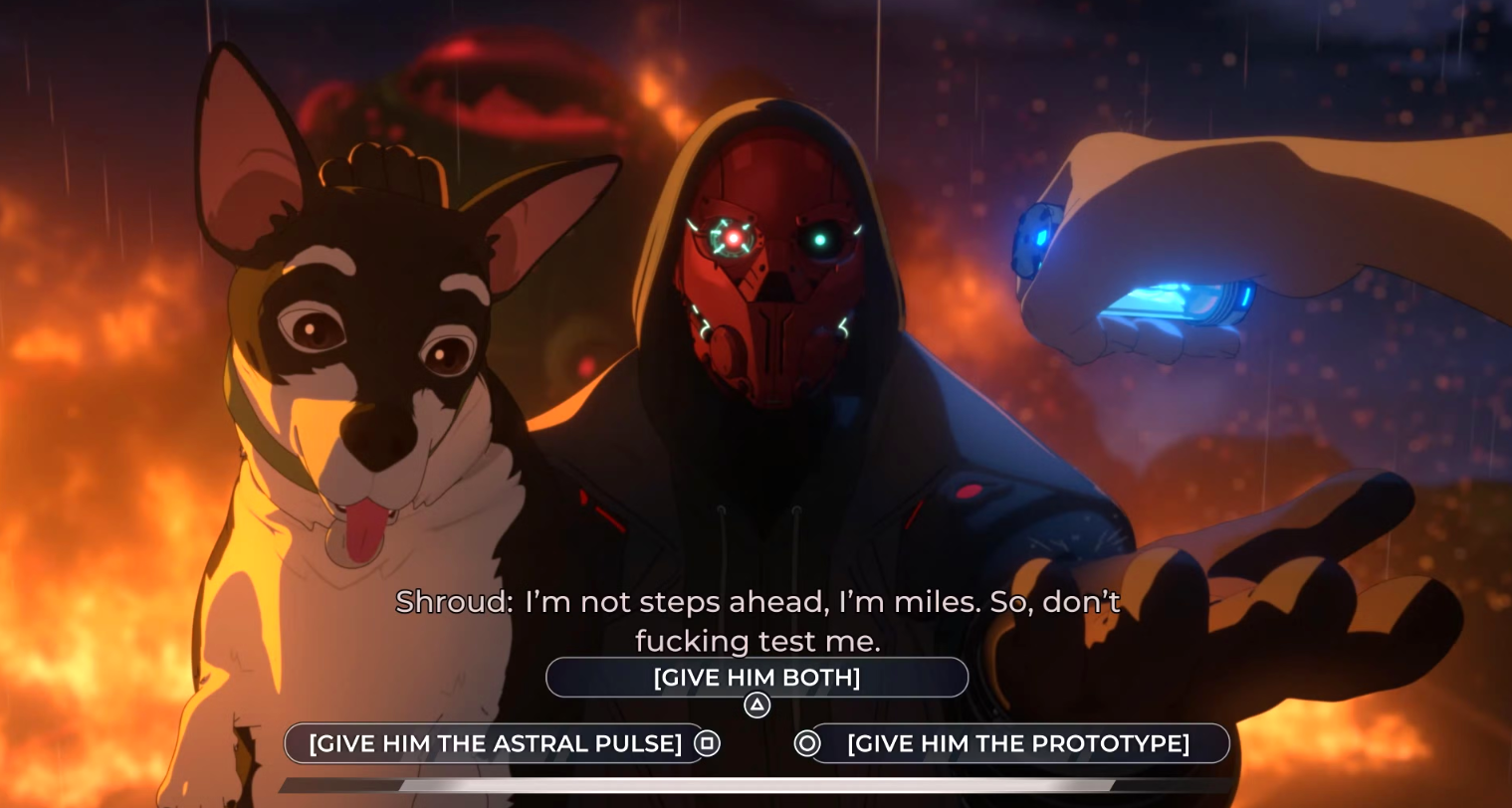 Выбор - отдать астральный прототип Пологу или нет