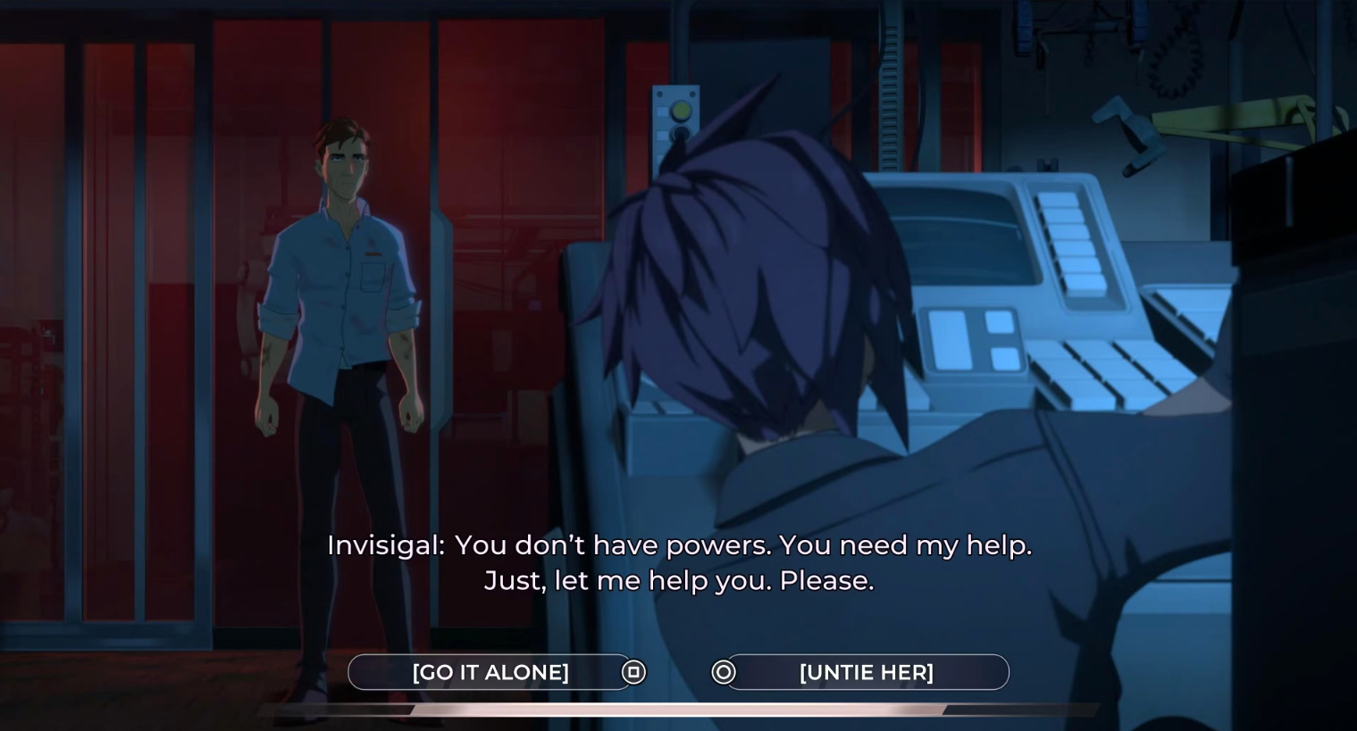 Критический выбор - освободить Невидиву или оставить связанной в Dispatch