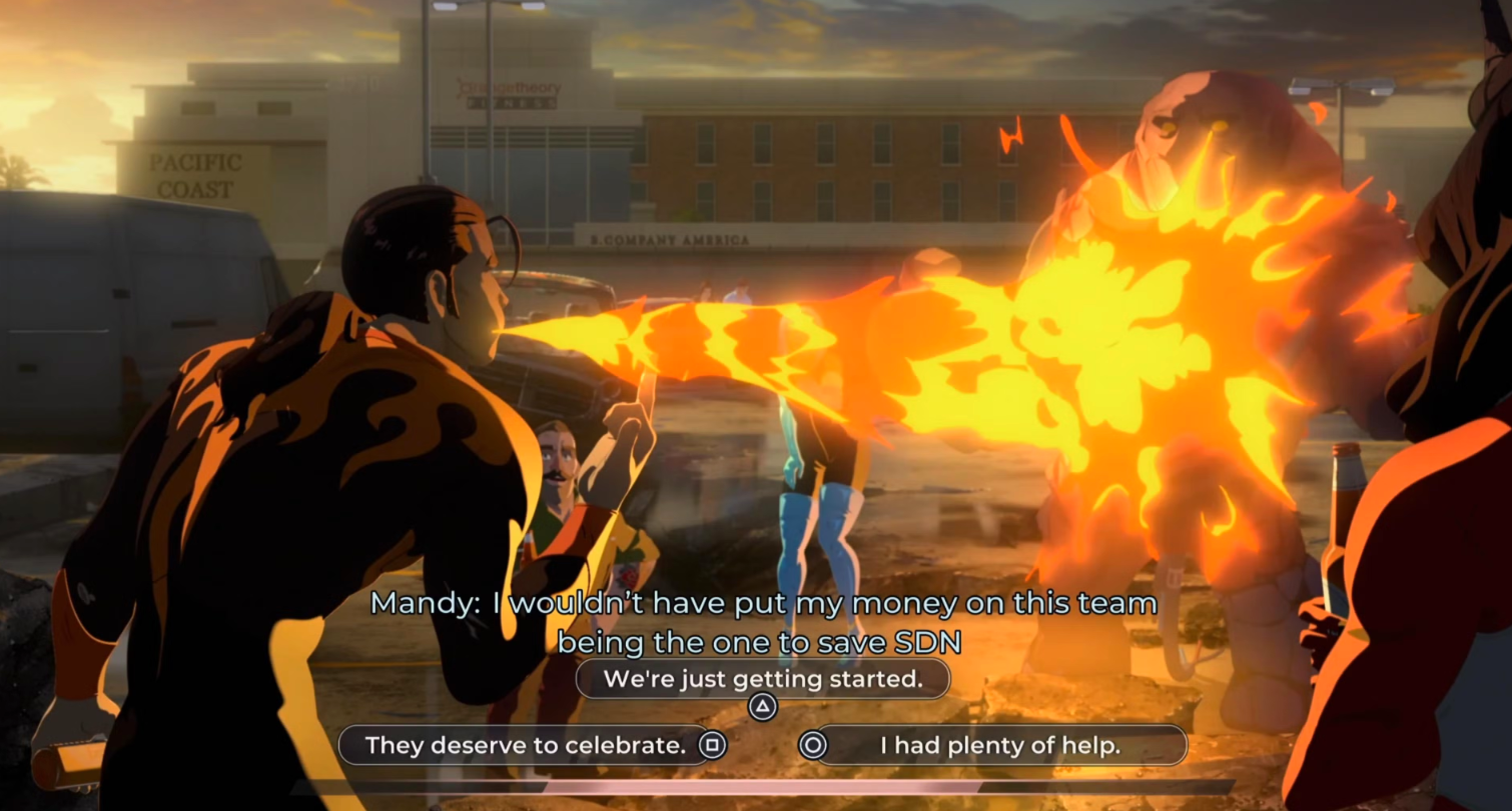 Романтическая концовка с Блонди Блейзер в финале Dispatch