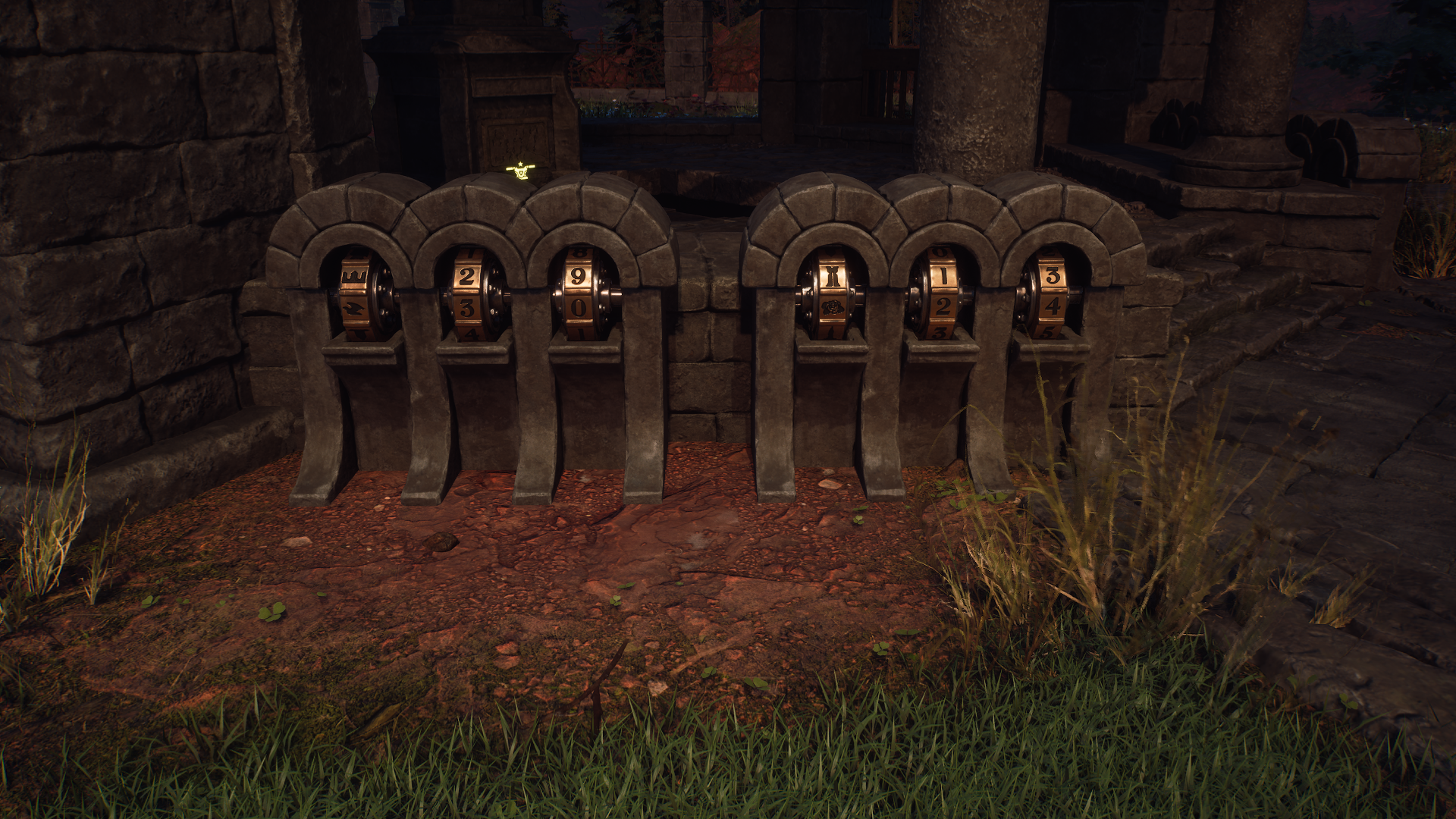 Ввод комбинации символов и чисел на кодовом замке