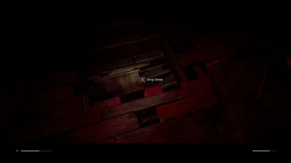 Саймон готовится спрыгнуть вниз в Silent Hill: Townfall