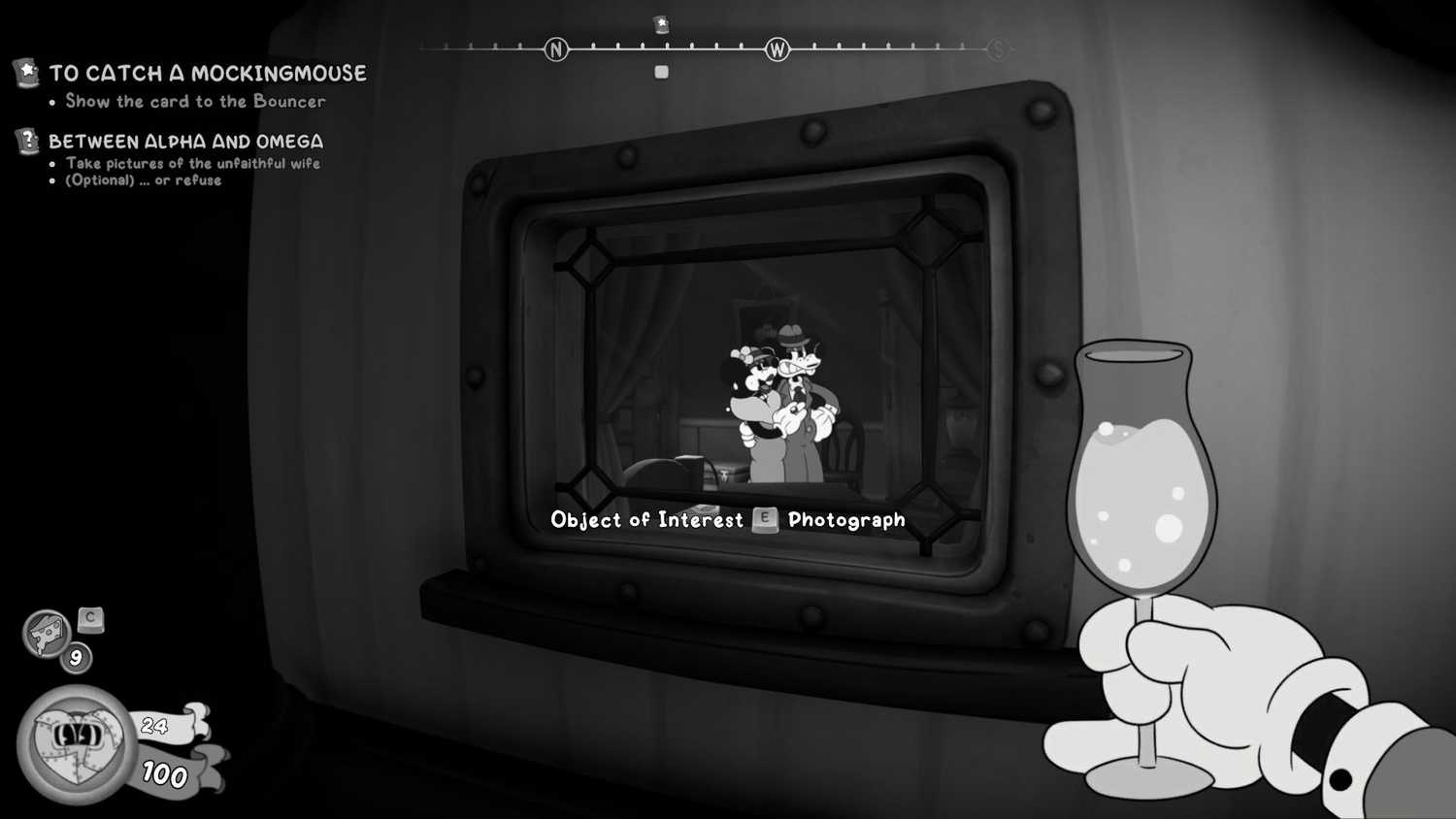 Кадр неверной супруги через иллюминатор в Mouse: P.I. For Hire