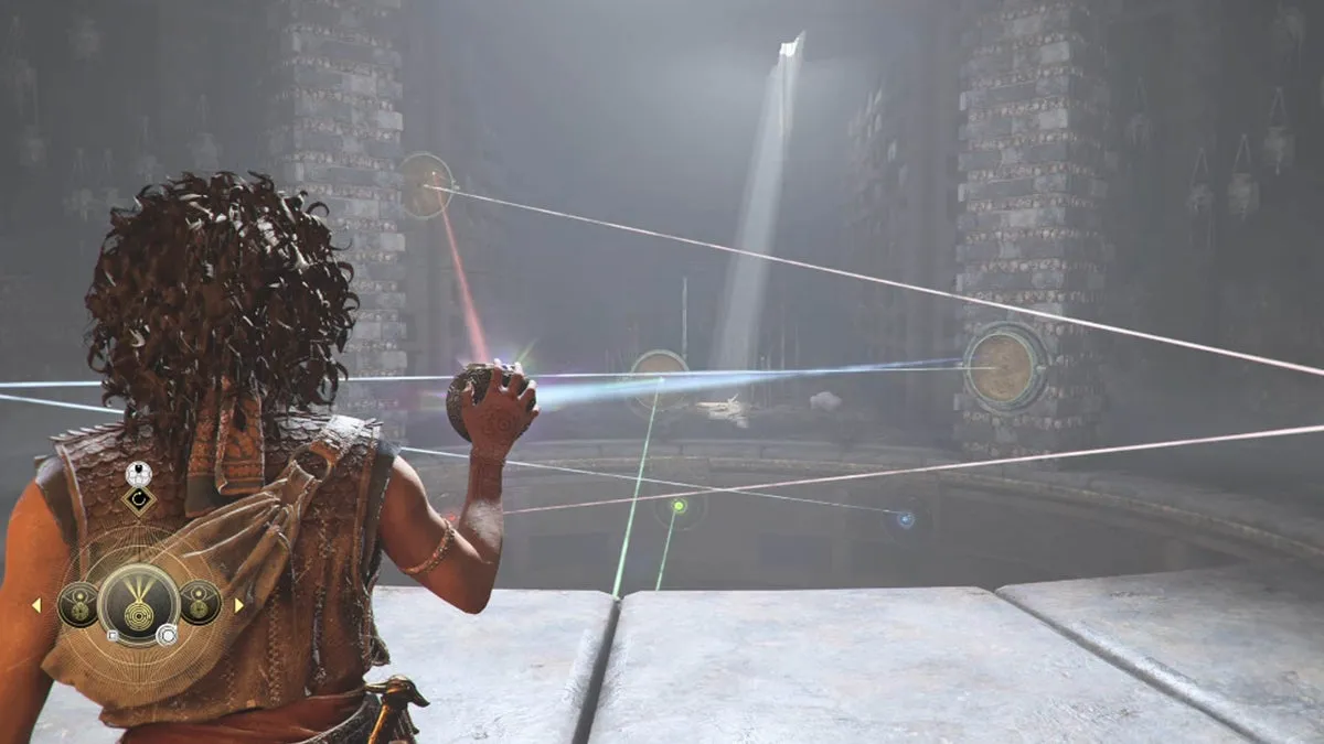 Собранная головоломка со светом у второй двери Чёрного храма в Resonance: A Plague Tale Legacy
